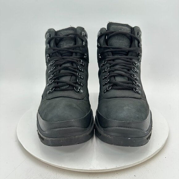 Timberland Field Men Size 11 A1YWV Black Nubuck Trekker Waterproof Hiking Boot - Picture 2 of 11